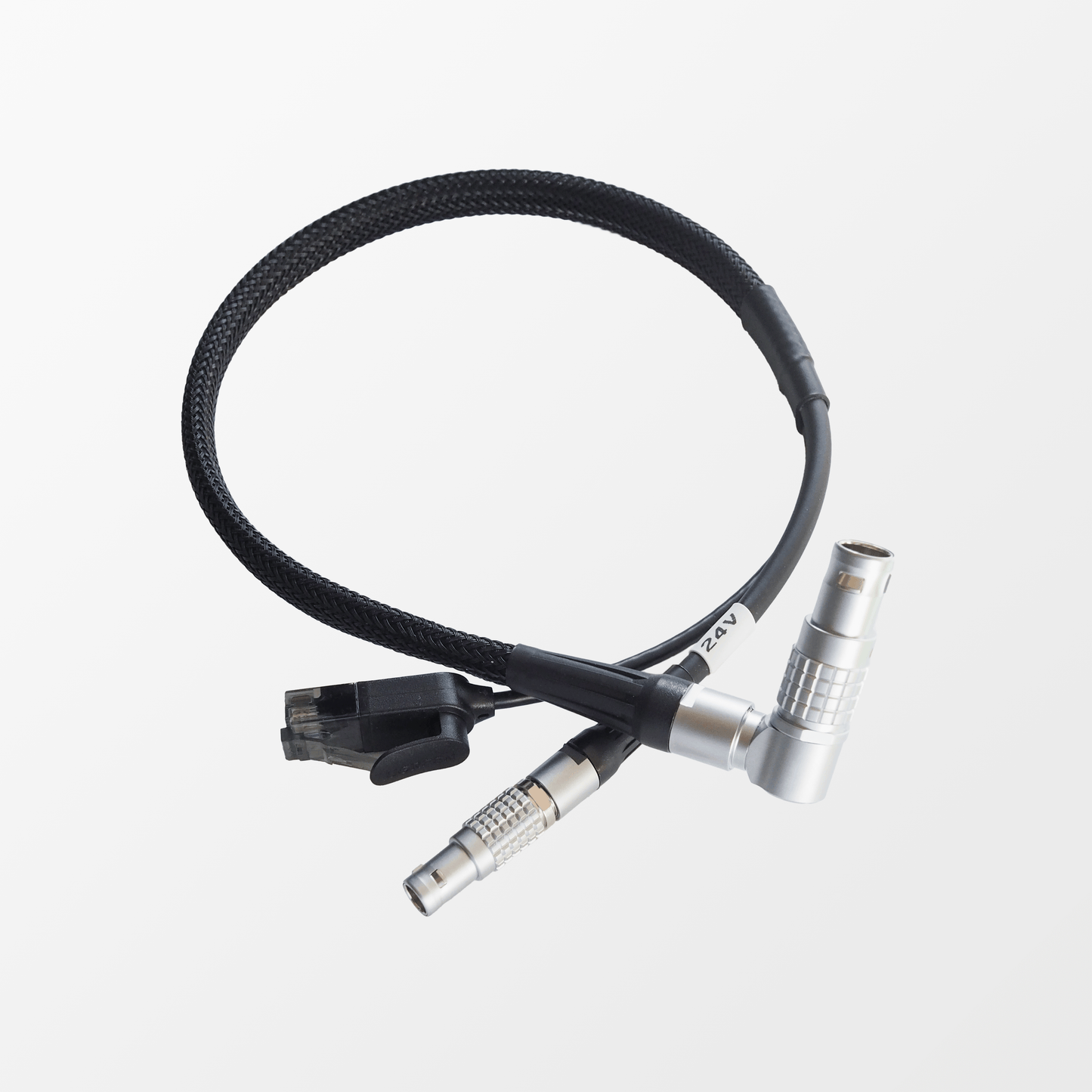 ARRI 10 pin to Ethernet + Lemo 2 Right Angle